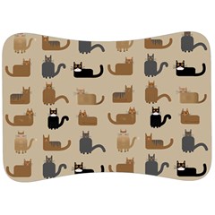 Cat Pattern Texture Animal Velour Seat Head Rest Cushion