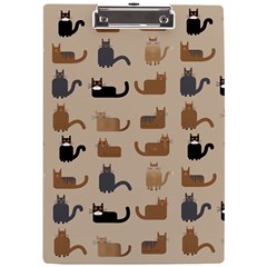 Cat Pattern Texture Animal A4 Acrylic Clipboard