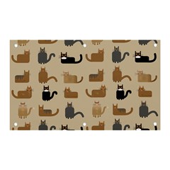 Cat Pattern Texture Animal Banner And Sign 5  X 3 