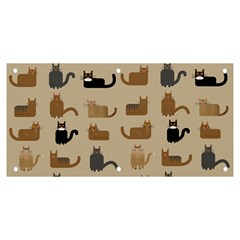 Cat Pattern Texture Animal Banner And Sign 6  X 3 