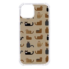 Cat Pattern Texture Animal Iphone 14 Tpu Uv Print Case by Maspions