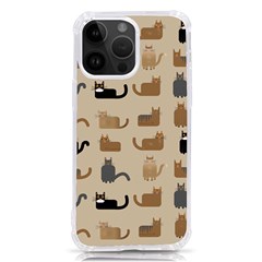 Cat Pattern Texture Animal Iphone 14 Pro Max Tpu Uv Print Case