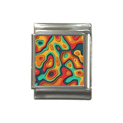 Paper Cut Abstract Pattern Italian Charm (13mm)