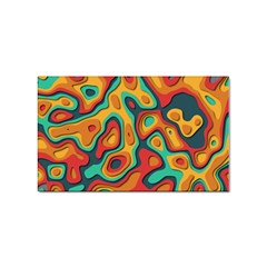 Paper Cut Abstract Pattern Sticker (rectangular)