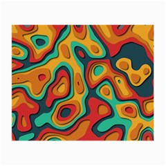 Paper Cut Abstract Pattern Small Glasses Cloth (2 Sides) by Maspions