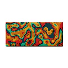 Paper Cut Abstract Pattern Hand Towel