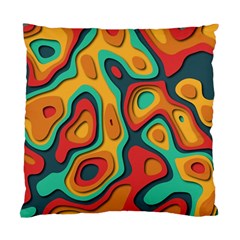 Paper Cut Abstract Pattern Standard Cushion Case (one Side)