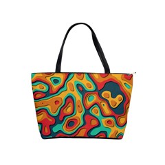 Paper Cut Abstract Pattern Classic Shoulder Handbag