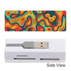 Paper Cut Abstract Pattern Memory Card Reader (stick)