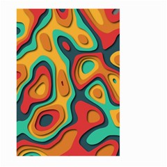 Paper Cut Abstract Pattern Large Garden Flag (two Sides)