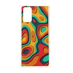 Paper Cut Abstract Pattern Samsung Galaxy Note 20 Tpu Uv Case