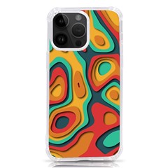 Paper Cut Abstract Pattern Iphone 14 Pro Max Tpu Uv Print Case