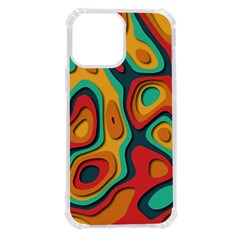 Paper Cut Abstract Pattern Iphone 13 Pro Max Tpu Uv Print Case