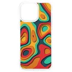 Paper Cut Abstract Pattern Iphone 15 Pro Max Tpu Uv Print Case