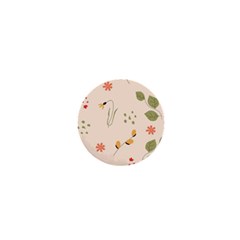 Spring Art Floral Pattern Design 1  Mini Magnets by Maspions