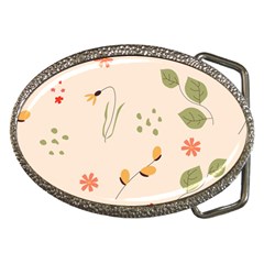 Spring Art Floral Pattern Design Belt Buckles