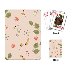 Spring Art Floral Pattern Design Playing Cards Single Design (rectangle)