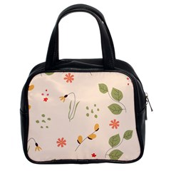 Spring Art Floral Pattern Design Classic Handbag (two Sides)