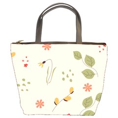 Spring Art Floral Pattern Design Bucket Bag