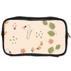 Spring Art Floral Pattern Design Toiletries Bag (two Sides)