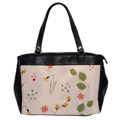 Spring Art Floral Pattern Design Oversize Office Handbag