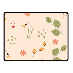 Spring Art Floral Pattern Design Fleece Blanket (small)