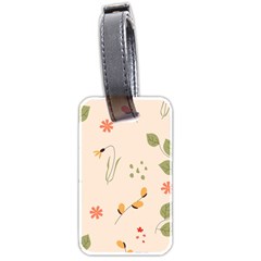 Spring Art Floral Pattern Design Luggage Tag (two Sides)