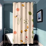 Spring Art Floral Pattern Design Shower Curtain 36  x 72  (Stall)  Curtain(36 X72 )