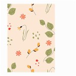 Spring Art Floral Pattern Design Small Garden Flag (Two Sides) Front