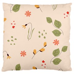 Spring Art Floral Pattern Design Large Cushion Case (one Side)