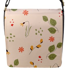 Spring Art Floral Pattern Design Flap Closure Messenger Bag (s)