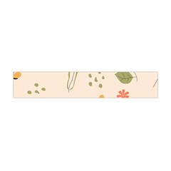 Spring Art Floral Pattern Design Premium Plush Fleece Scarf (mini)