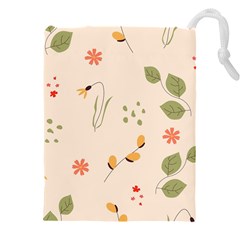 Spring Art Floral Pattern Design Drawstring Pouch (4xl)