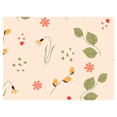 Spring Art Floral Pattern Design Premium Plush Fleece Blanket (extra Small) by Maspions