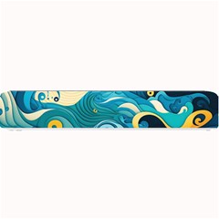 Waves Wave Ocean Sea Abstract Whimsical Small Bar Mat