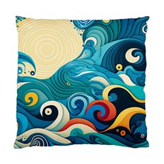 Waves Wave Ocean Sea Abstract Whimsical Standard Cushion Case (two Sides)