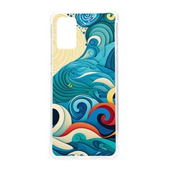 Waves Wave Ocean Sea Abstract Whimsical Samsung Galaxy S20 Plus 6 7 Inch Tpu Uv Case by Maspions