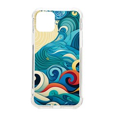 Waves Wave Ocean Sea Abstract Whimsical Iphone 11 Pro 5 8 Inch Tpu Uv Print Case