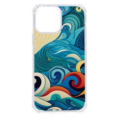 Waves Wave Ocean Sea Abstract Whimsical Iphone 13 Pro Max Tpu Uv Print Case by Maspions