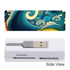 Waves Ocean Sea Abstract Whimsical Art Memory Card Reader (stick) by Maspions