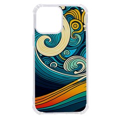 Waves Ocean Sea Abstract Whimsical Art Iphone 13 Pro Max Tpu Uv Print Case by Maspions