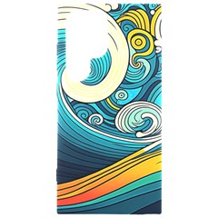 Waves Ocean Sea Abstract Whimsical Art Samsung Galaxy S24 Ultra 6 9 Inch Black Tpu Uv Case by Maspions