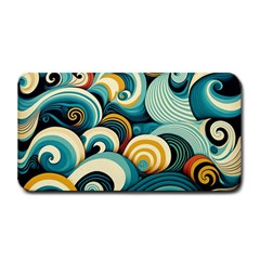 Wave Waves Ocean Sea Abstract Whimsical Medium Bar Mat