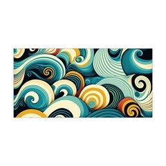 Wave Waves Ocean Sea Abstract Whimsical Yoga Headband by Maspions