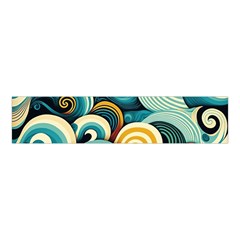 Wave Waves Ocean Sea Abstract Whimsical Velvet Scrunchie