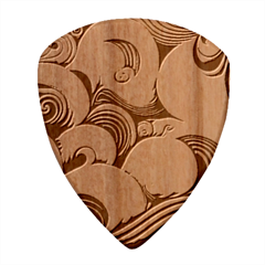 Wave Waves Ocean Sea Abstract Whimsical Wood Guitar Pick (set Of 10) by Maspions