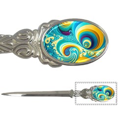 Abstract Waves Ocean Sea Whimsical Letter Opener