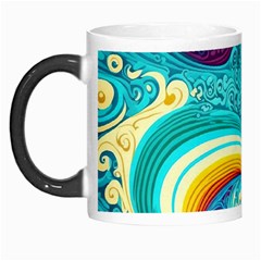 Abstract Waves Ocean Sea Whimsical Morph Mug