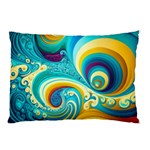 Abstract Waves Ocean Sea Whimsical Pillow Case 26.62 x18.9  Pillow Case