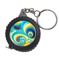 Abstract Waves Ocean Sea Whimsical Measuring Tape